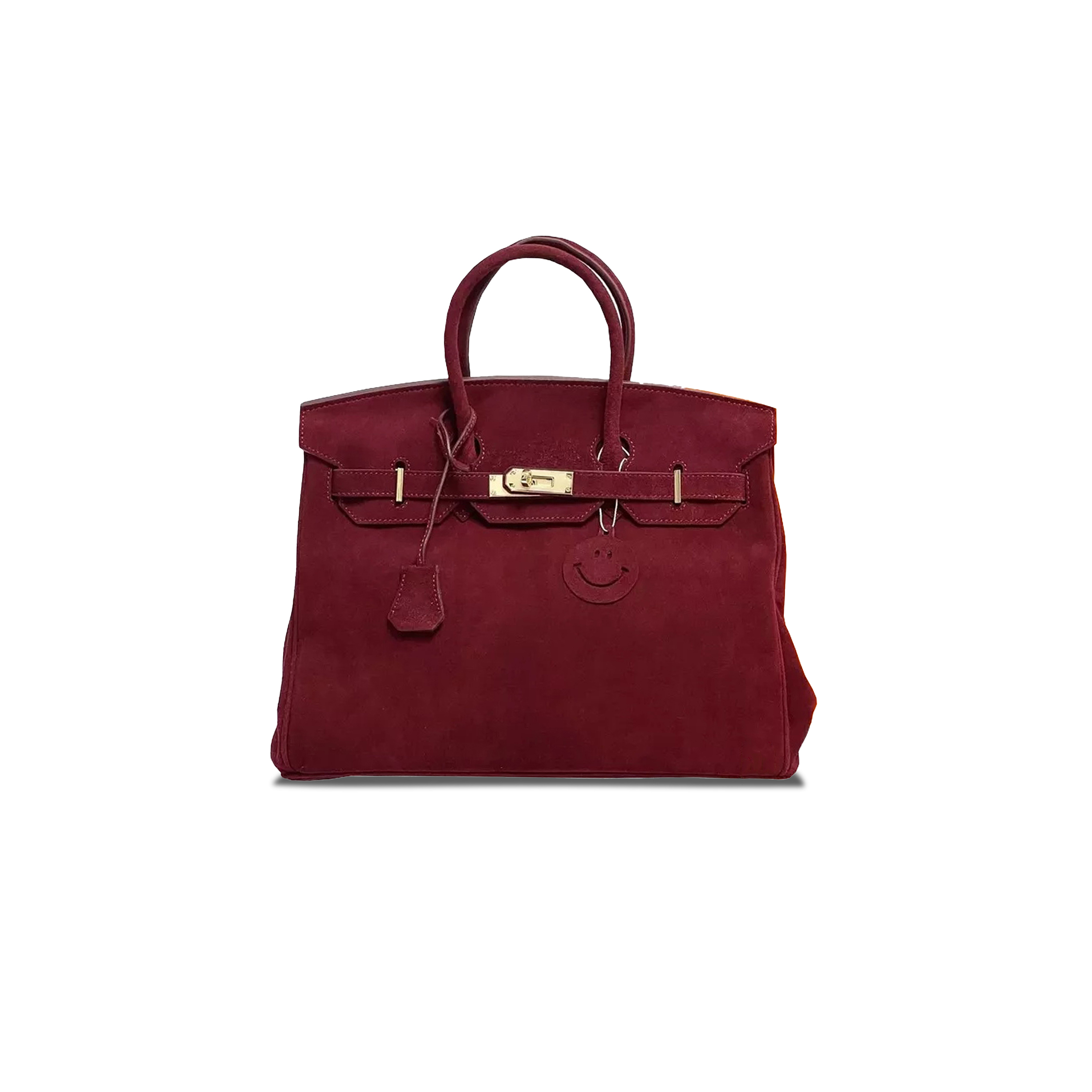 H**mes master birkin 30 chamois bordeaux gold buckle h028369cc57 (30*23*15cm)